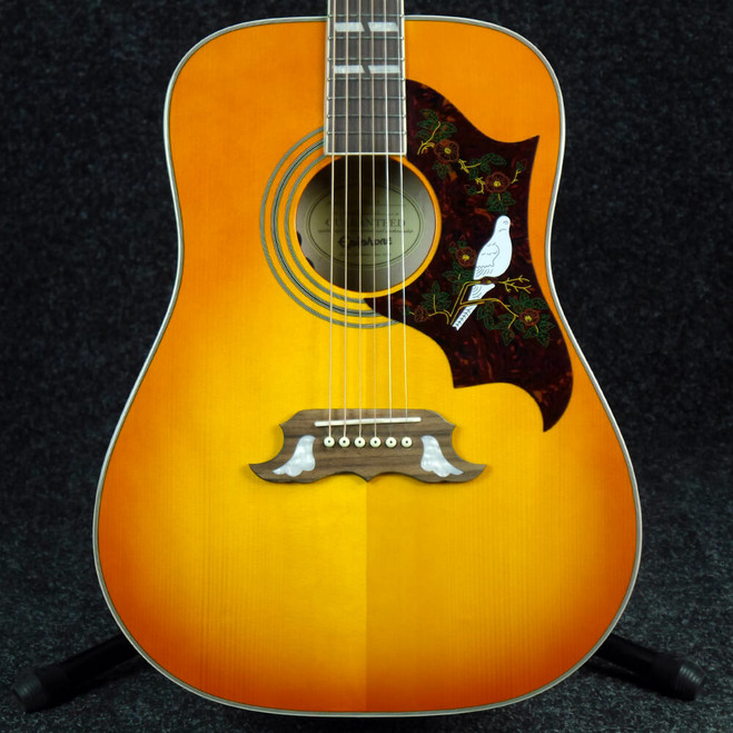Epiphone Dove Pro Electro Acoustic Guitar - Violin Burst - 2nd Hand