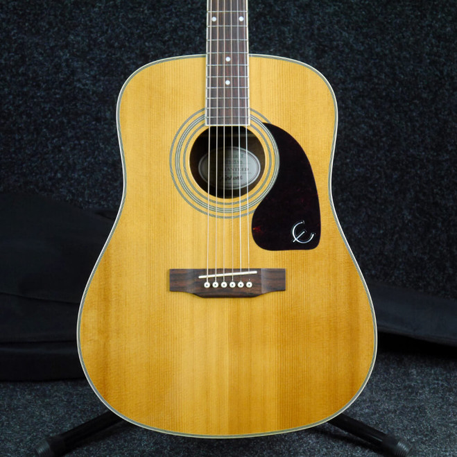 Epiphone DR-200S Dreadnought Acoustic Guitar - Natural w/Gig Bag - 2nd Hand