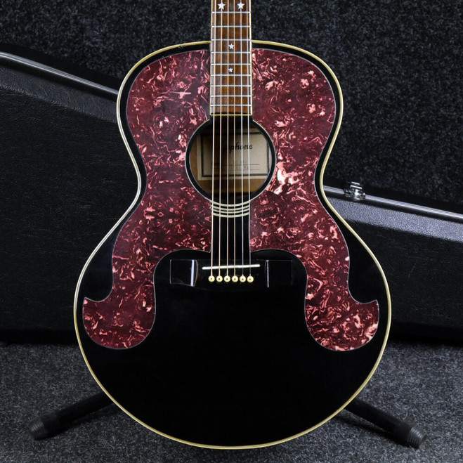 Epiphone SQ180 Acoustic Guitar - Black w/Hard Case - 2nd Hand