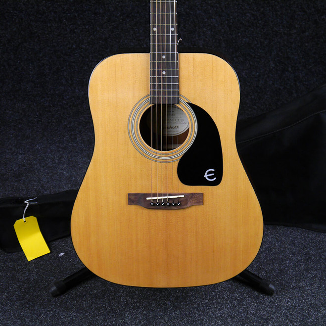 Epiphone DR-100 Acoustic - Natural w/Gig Bag - 2nd Hand