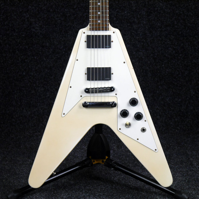 Epiphone Flying V - Cream White w/EMG Pick Ups - 2nd Hand