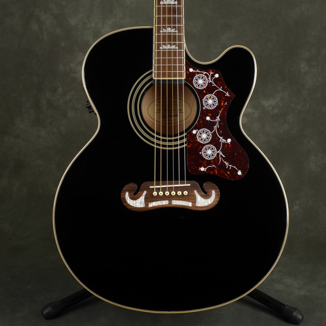 Epiphone EJ-200SE Electro-Acoustic - Black - 2nd Hand