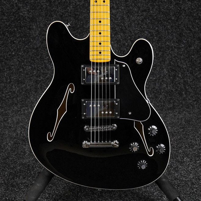 Fender Starcaster - MN - Black - 2nd Hand
