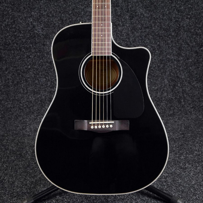 Fender Classic CD-140SCE Electro-Acoustic Guitar - Black - 2nd Hand