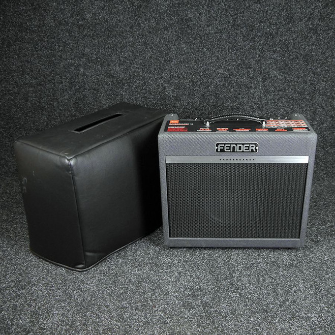 Fender Bassbreaker 15 Combo Amp w/ Cover - 2nd Hand