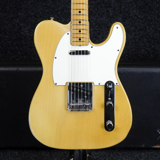 Fender 1975 Telecaster, Ash Body - Blonde w/ Hard Case - 2nd Hand