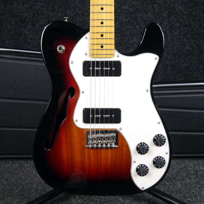 Fender Modern Player Telecaster Thinline Deluxe - Sunburst w/Case - 2nd Hand