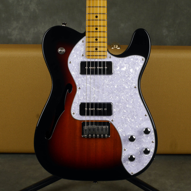 Fender Modern Player Telecaster Thinline DLX - Sunburst w/Hard Case - 2nd Hand