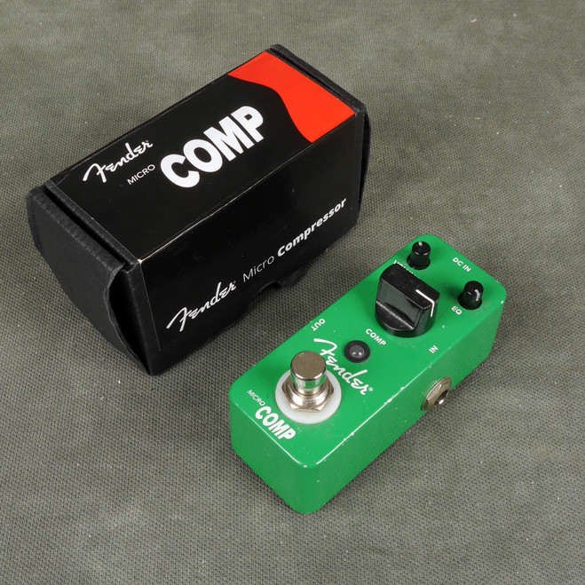 Fender Micro Comp Compressor FX Pedal w/Box - 2nd Hand