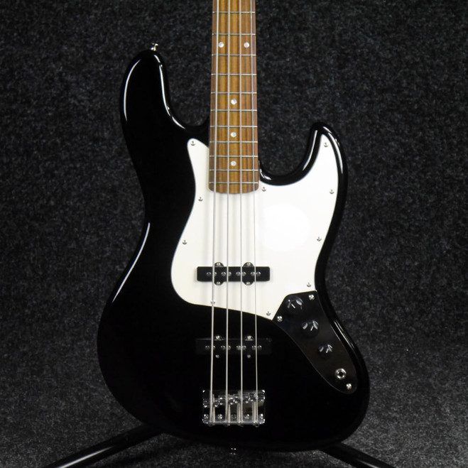 Squier Affinity Series Jazz Bass Guitar - Black - 2nd Hand