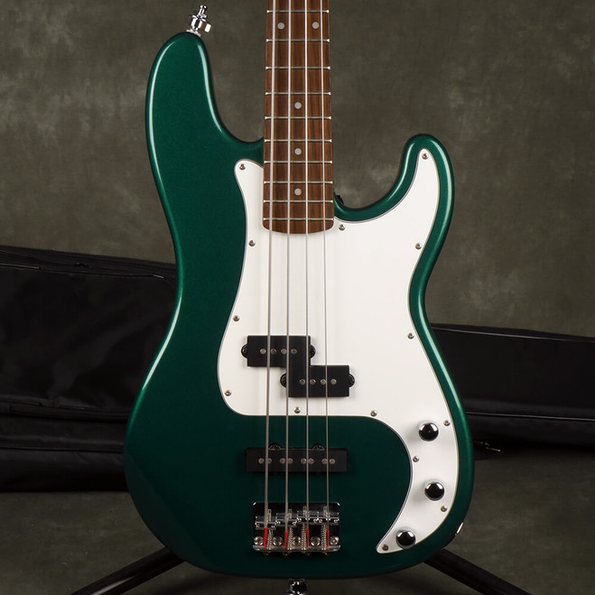 Squier Standard Precision Bass Guitar - Green w/Gig Bag - 2nd Hand