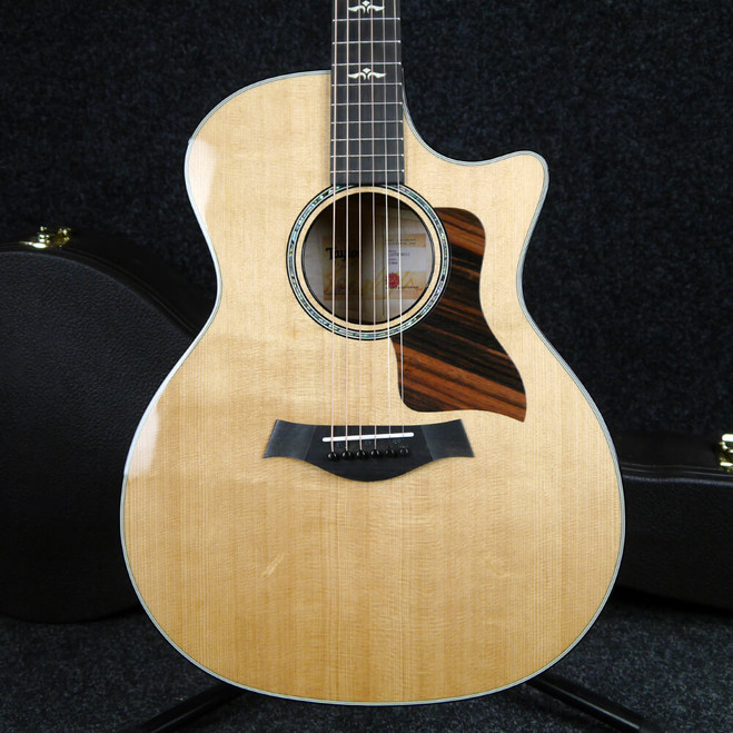 Taylor 614ce V-Class Electro-Acoustic Guitar - Natural w/Hard Case - 2nd Hand