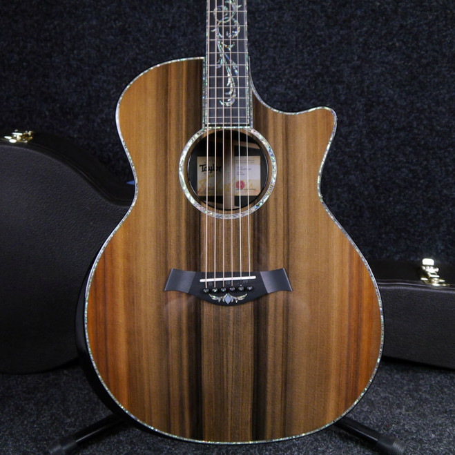 Taylor PS14ce Presentation V-Bracing, Ebony Sinker Redwood w/Case - 2nd Hand