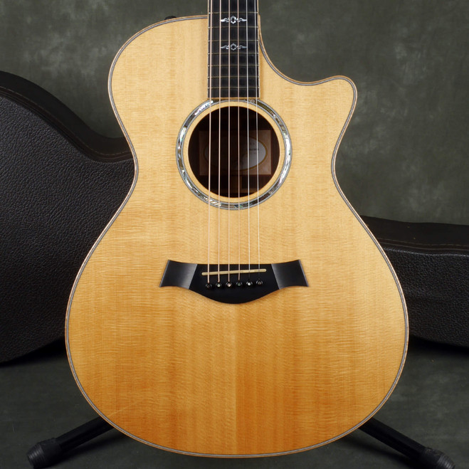 Taylor 812ce Custom Order Elector-Acoustic Guitar - Natural w/Case - 2nd Hand