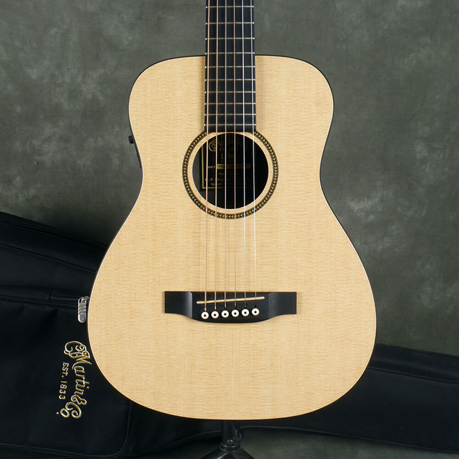 Martin LXME Little Martin Electro-Acoustic - Natural w/Gig Bag - 2nd Hand