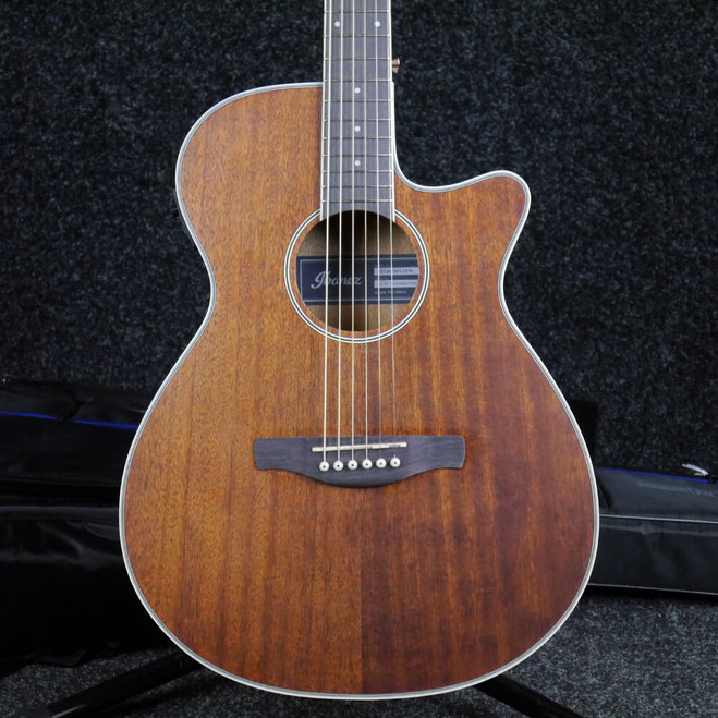 Ibanez AEG8EMH Electro-Acoustic Guitar - Open Pore Natural w/Gig Bag - 2nd Hand