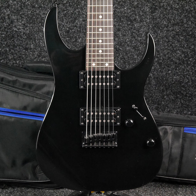 Ibanez Gio 7 String GRG7221 - Black w/Gig Bag - 2nd Hand