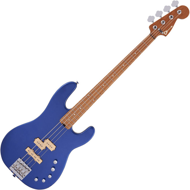 Charvel Pro-Mod San Dimas Bass PJ IV - Caramelized Maple - Mystic Blue