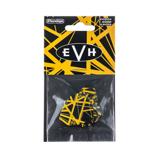 Jim Dunlop EVHR04 VH II Guitar Picks, 24 Pack