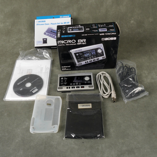 Boss Micro BR-80 Digital Multitrack Recorder w/Box & PSU - 2nd Hand