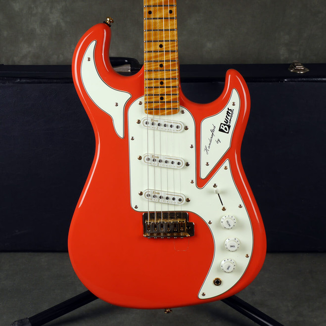Burns Marquee Electric Guitar - Fiesta Red w/Hard Case - 2nd Hand
