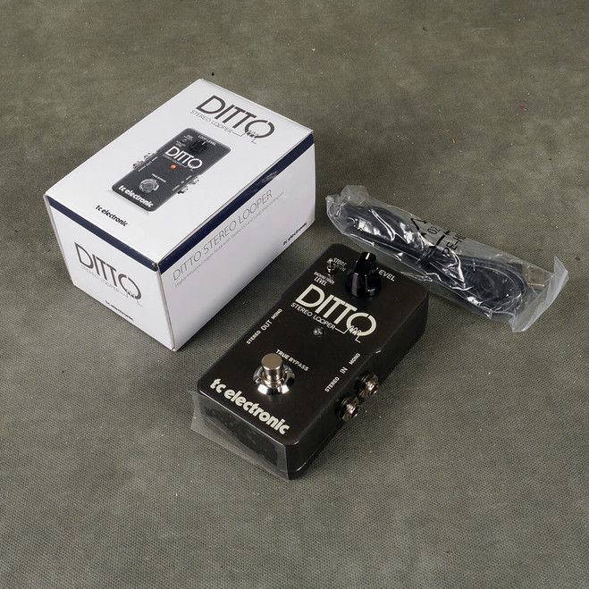 TC Electronic Ditto Stereo Looper FX Pedal w/Box - 2nd Hand
