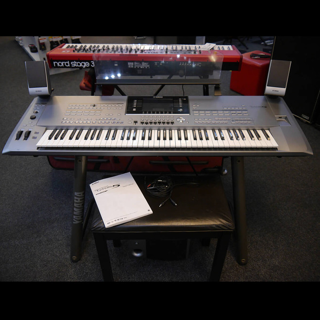 Yamaha Tyros 5 Keyboard with Speakers, Sub & Stand - 2nd Hand