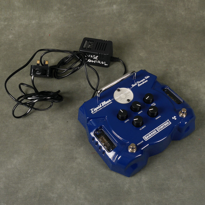 Damage Control Liquid Blues Overdrive FX Pedal & PSU w/Hard Case - 2nd Hand