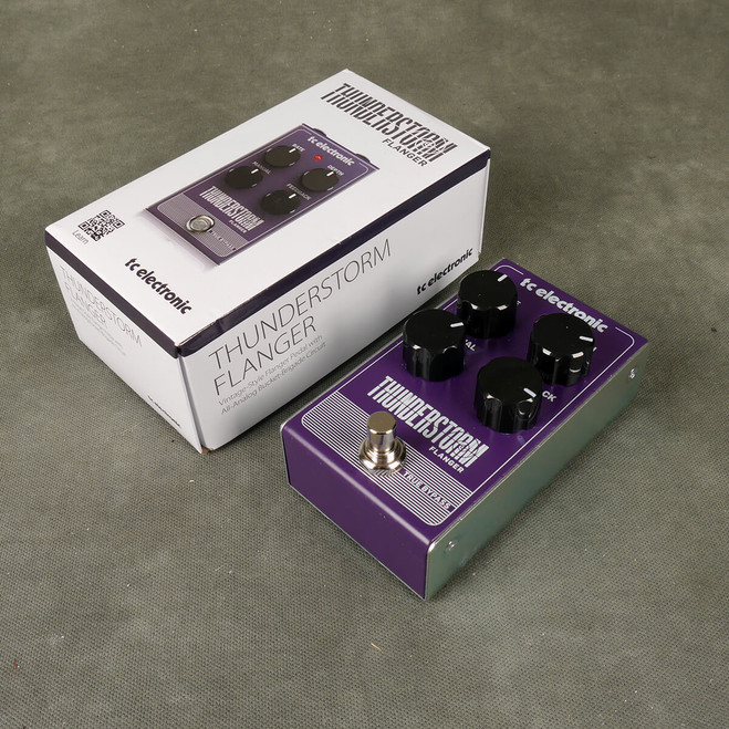 TC Electronic Thunderstorm Flanger FX Pedal w/Box - 2nd Hand