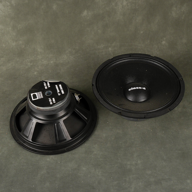 Class D Pair 12" 300w 8ohm PA Speaker Drivers - 2nd Hand