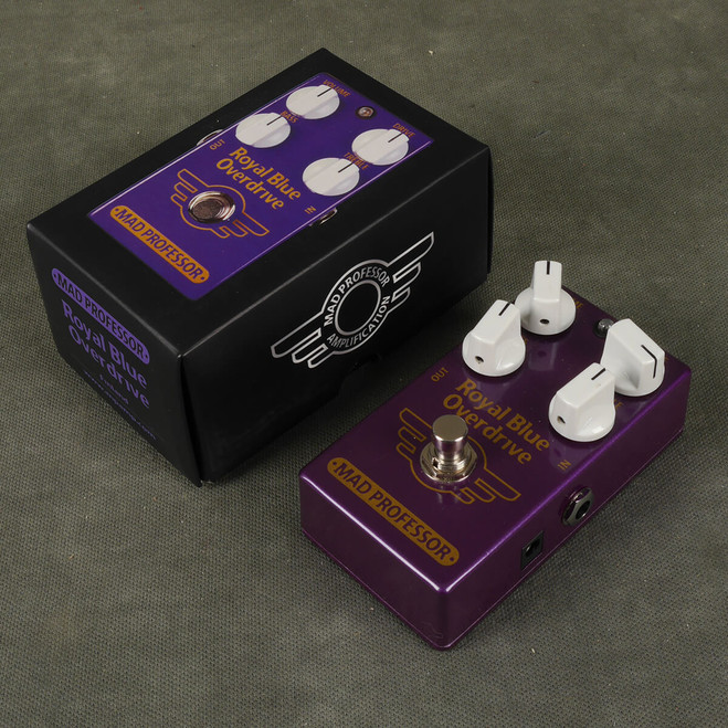 Mad Professor Royal Blue Overdrive FX Pedal w/Box - 2nd Hand (106964)