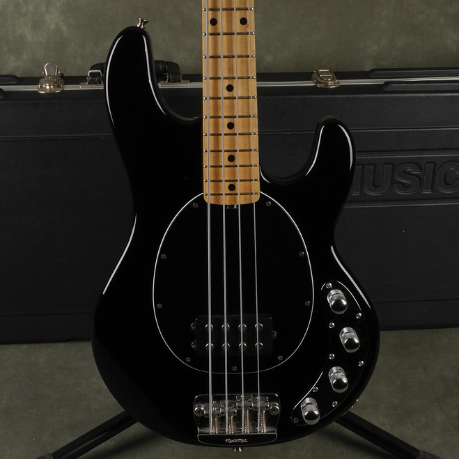Musicman Stingray 4 Bass Guitar - Black w/Hard Case - 2nd Hand