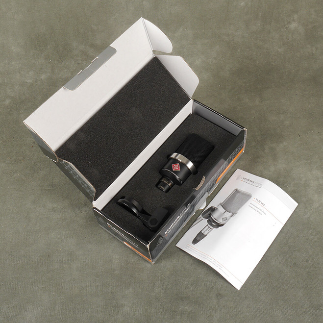 Neumann TLM102 BK Condenser Microphone - Black w/Box - 2nd Hand