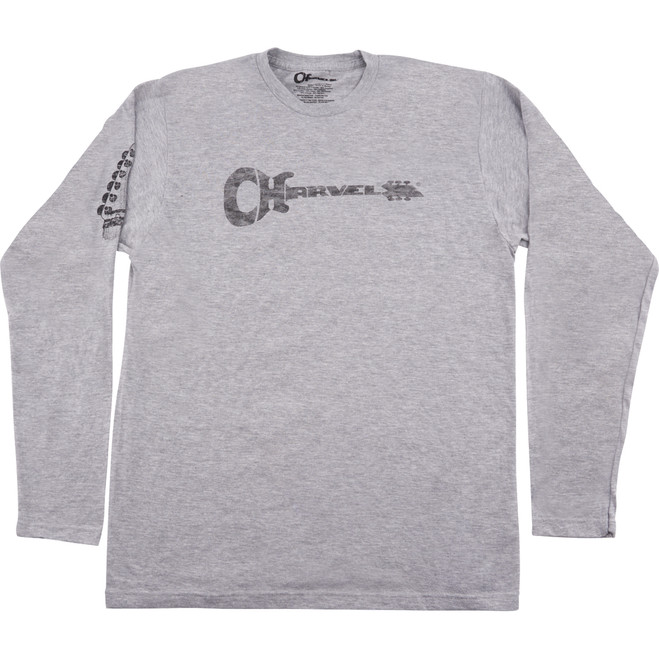 Charvel Headstock Long Sleeve T-Shirt - Grey - Medium