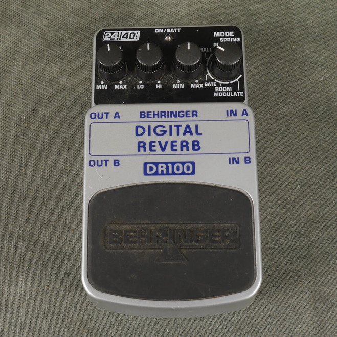 behringer digital reverb dr100