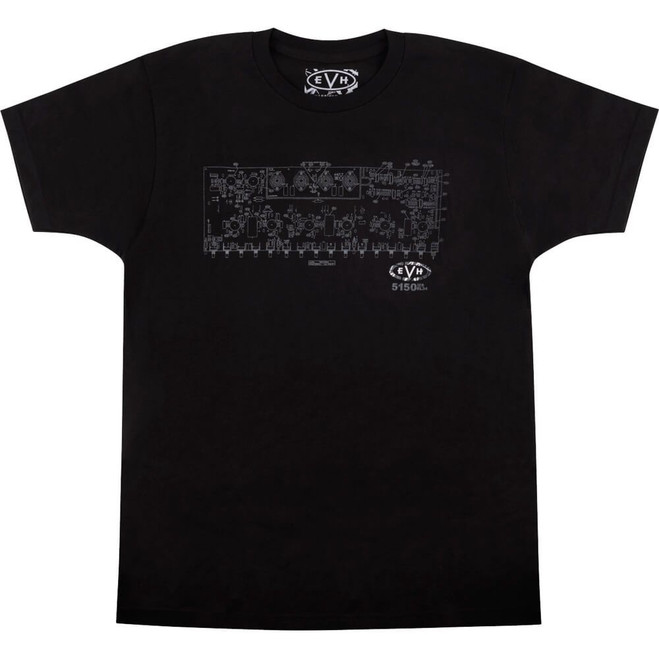EVH Schematic T-Shirt, Black - Small