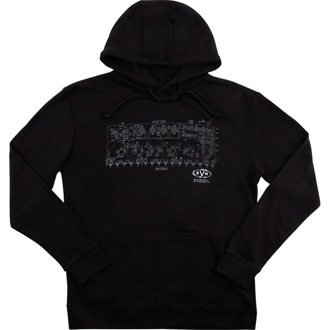 EVH Schematic Fleece, Black - Medium