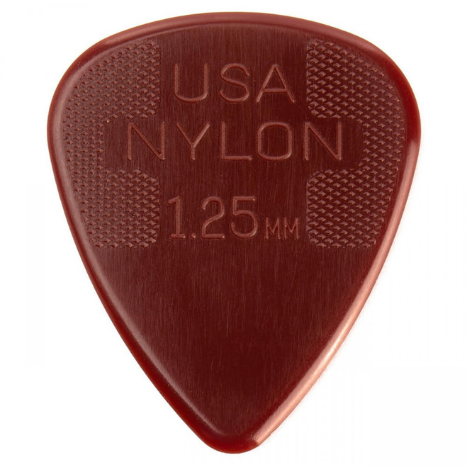 Jim Dunlop 44P Nylon Guitar Pick, 1.25mm, 12 Pack
