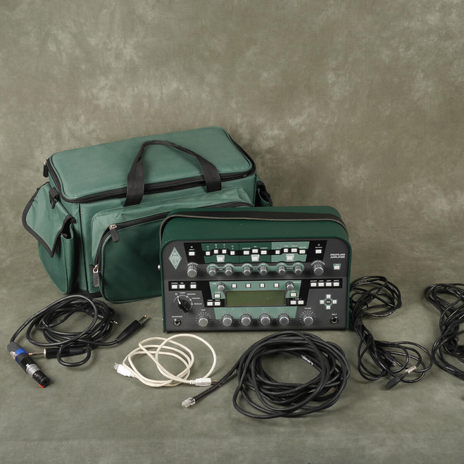 Kemper Modeller Powered Head & Cables w/Gig Bag - 2nd Hand