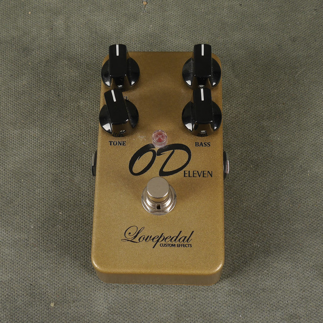 Lovepedal OD Eleven Gold Box Overdrive FX Pedal - 2nd Hand