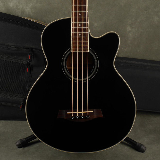 Ibanez AEB8E Acoustic Bass - Black w/Soft Case - 2nd Hand