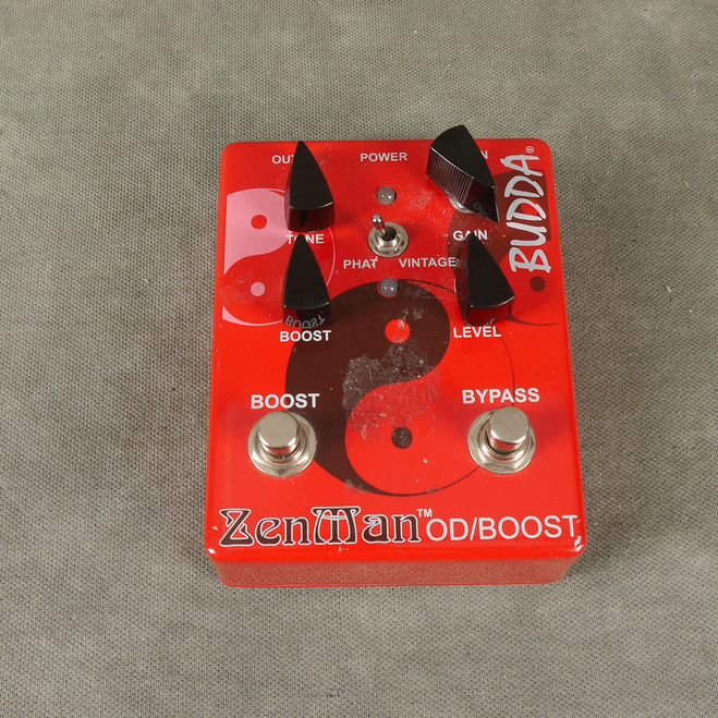 Budda Zenman Overdrive Boost FX Pedal - 2nd Hand