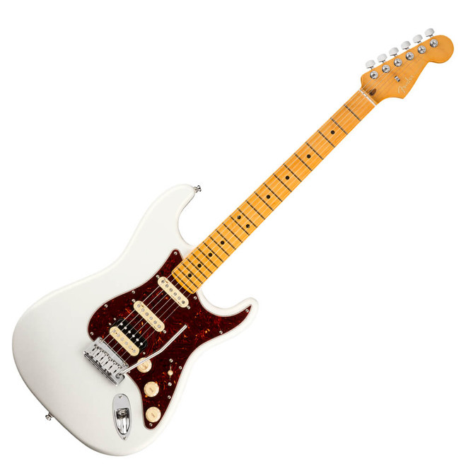 Fender American Ultra Stratocaster HSS, Maple - Arctic Pearl