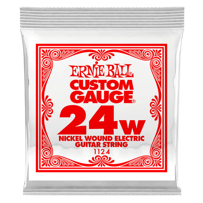 Ernie Ball Nickel Wound Electric Guitar String, .024