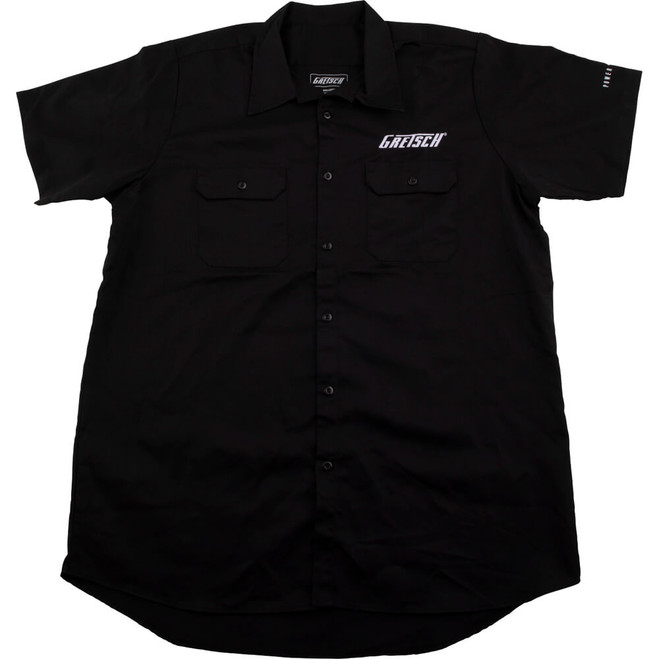 Gretsch Streamliner Work Shirt, Black - Large