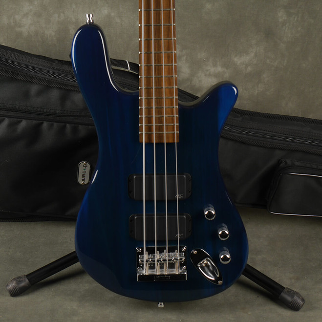 Warwick Rockbass Streamer Standard 4 Bass - Ocean Blue w/Gig Bag - 2nd Hand