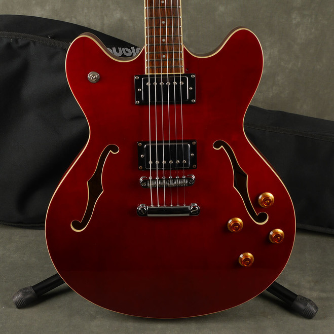 Washburn HB30 Semi-Hollow Guitar - Cherry Red w/Gig Bag - 2nd Hand