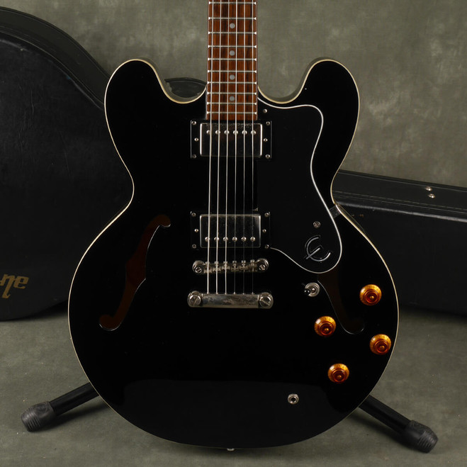 Epiphone ES-335 Dot - Black w/Hard Case - 2nd Hand