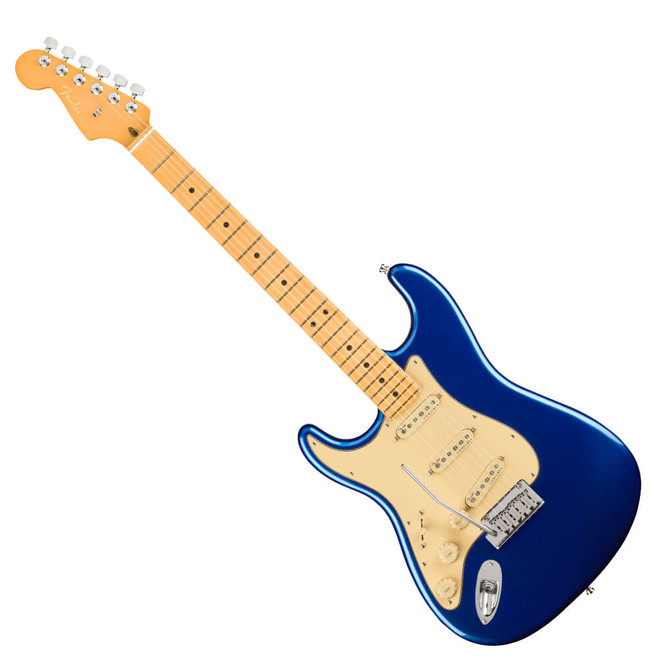 Fender American Ultra Stratocaster, Left Handed, Maple - Cobra Blue