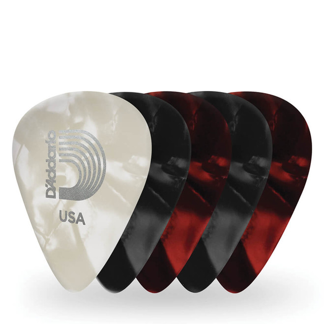 Daddario 1CAPX-25 Classic Pearl Celluloid Pick, Asortment Pack